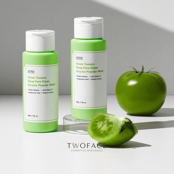 Ензимна пудра Sungboon Editor Green Tomato Deep Pore Clean Enzyme Powder Wash 50 г 172 фото