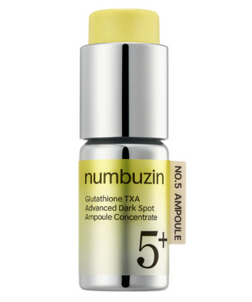 Освітлювальна ампула Numbuzin No.5 Glutathione TXA Advanced Dark Spot Ampoule Concentrate 10 г + 0,7 г 188 фото